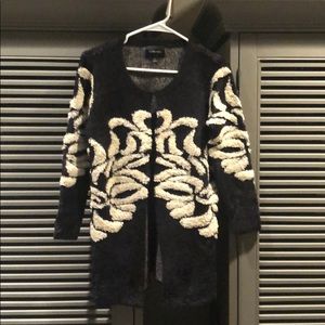 Black long Anthropologie sweater